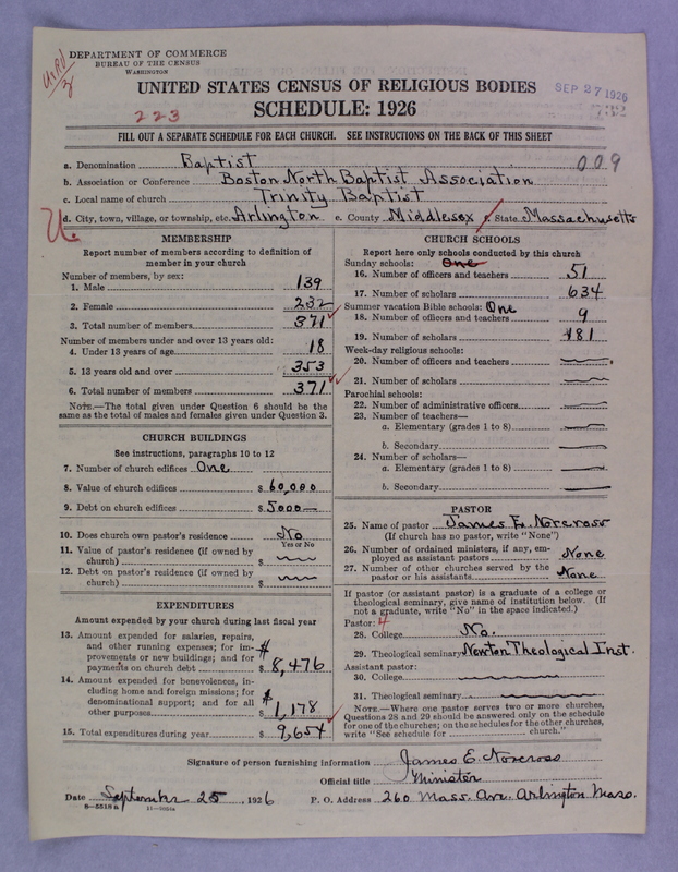 Scan of Northern Baptist Convention: 732
