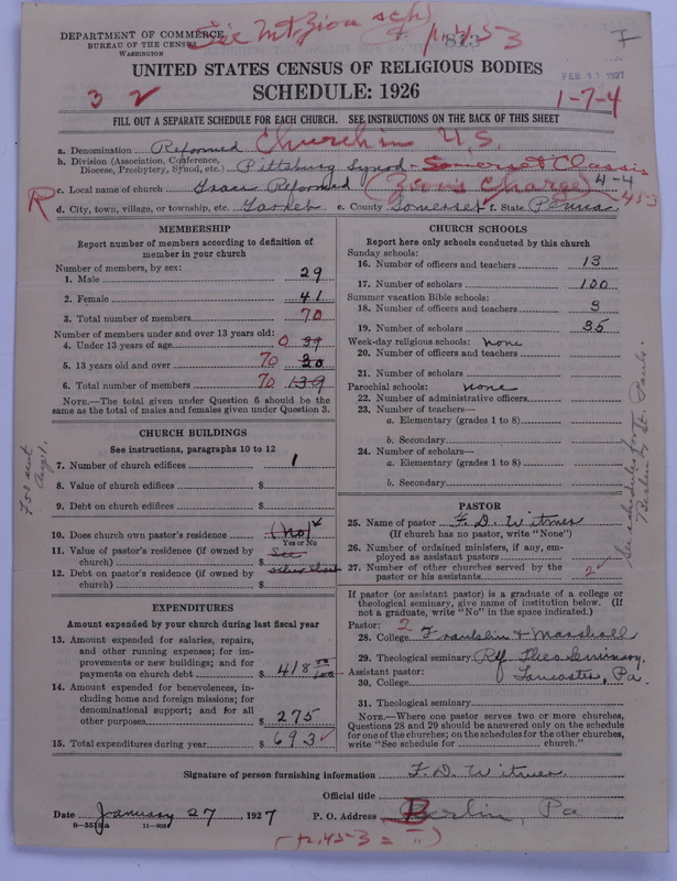 Scan of Reformed Church in the United States: 813