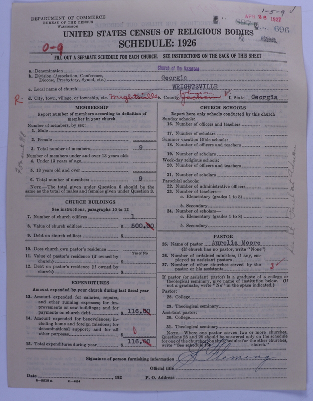 Scan of Church of the Nazarene: 696