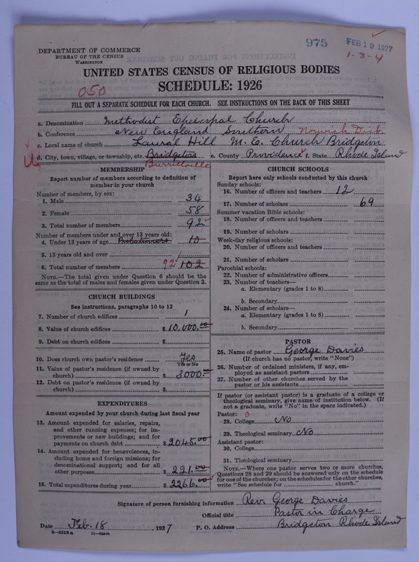 Scan of Methodist Episcopal Church: 975