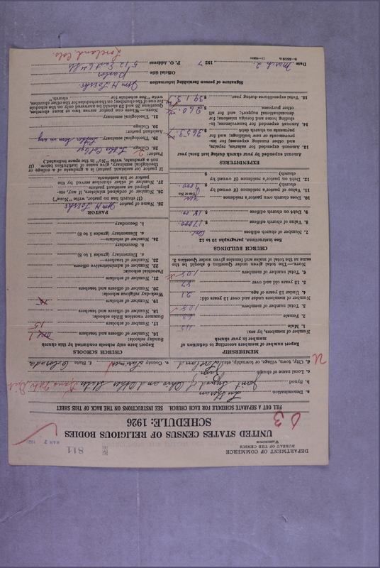 Scan of Synod of the Reformed Presbyterian Church of North America: 811