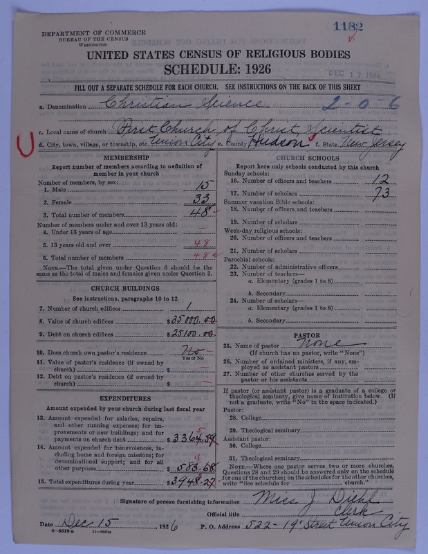 Scan of Church of Christ, Scientist: 1182