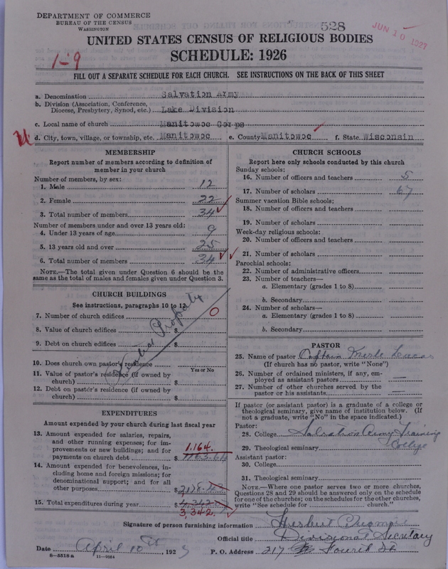 Scan of Salvation Army: 528