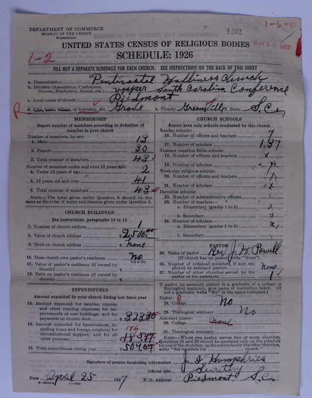 Scan of Pentecostal Holiness Church: 152