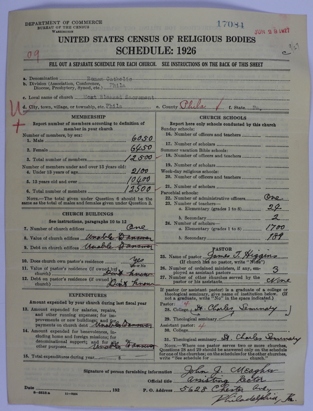 Scan of Roman Catholic Church: 17084