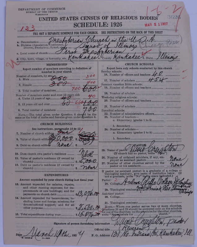 Scan of Presbyterian Church in the United States of America: 3626
