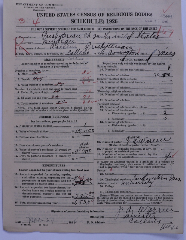 Scan of Presbyterian Church in the United States: 2586