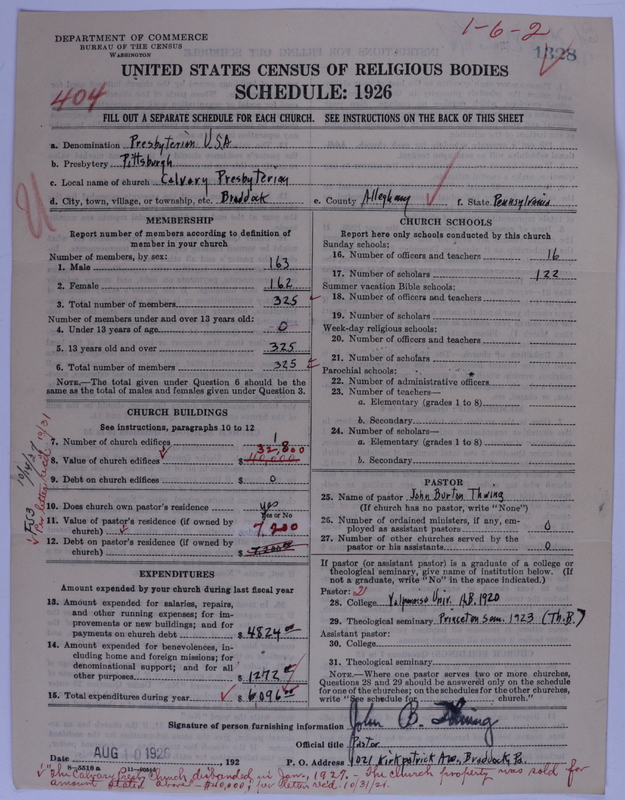 Scan of Presbyterian Church in the United States of America: 1328