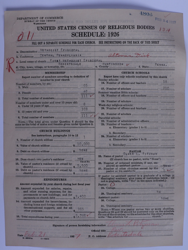 Scan of Methodist Episcopal Church: 4806