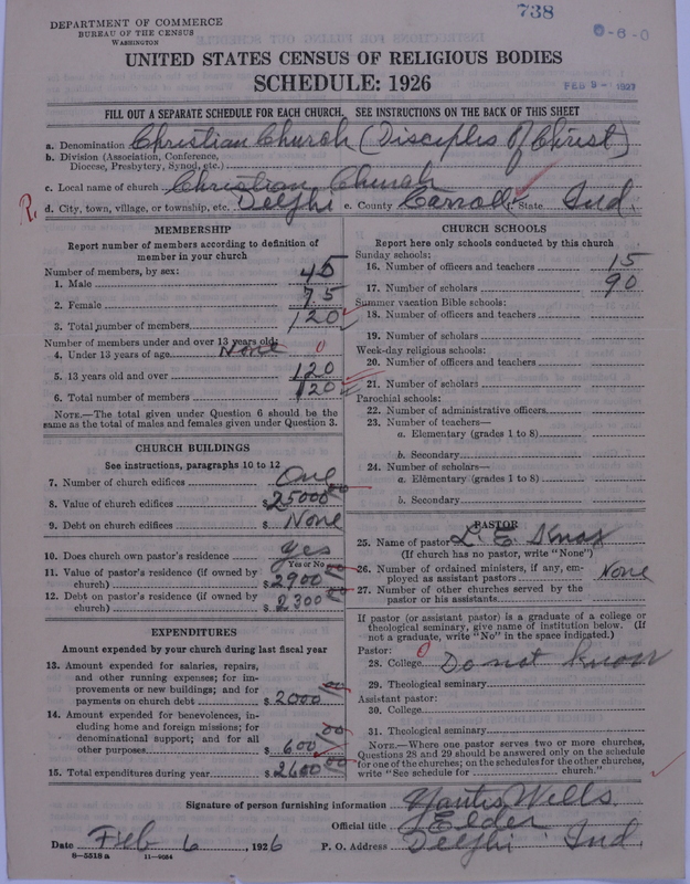 Scan of Disciples of Christ: 738