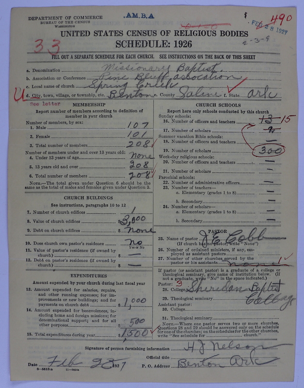 Scan of Landmark Baptist of America: 490