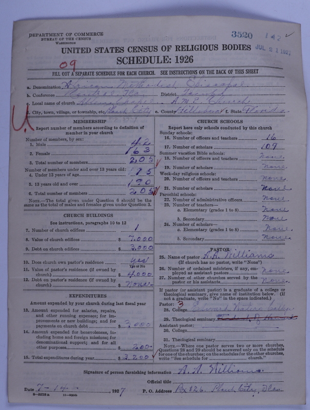 Scan of African Methodist Episcopal Church: 3520