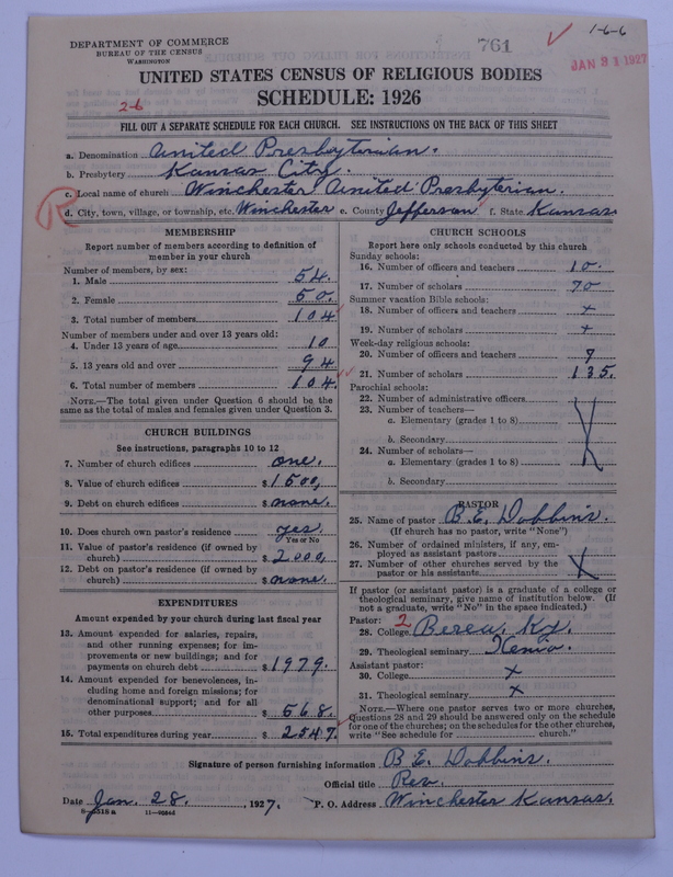 Scan of United Presbyterian Church of North America: 761