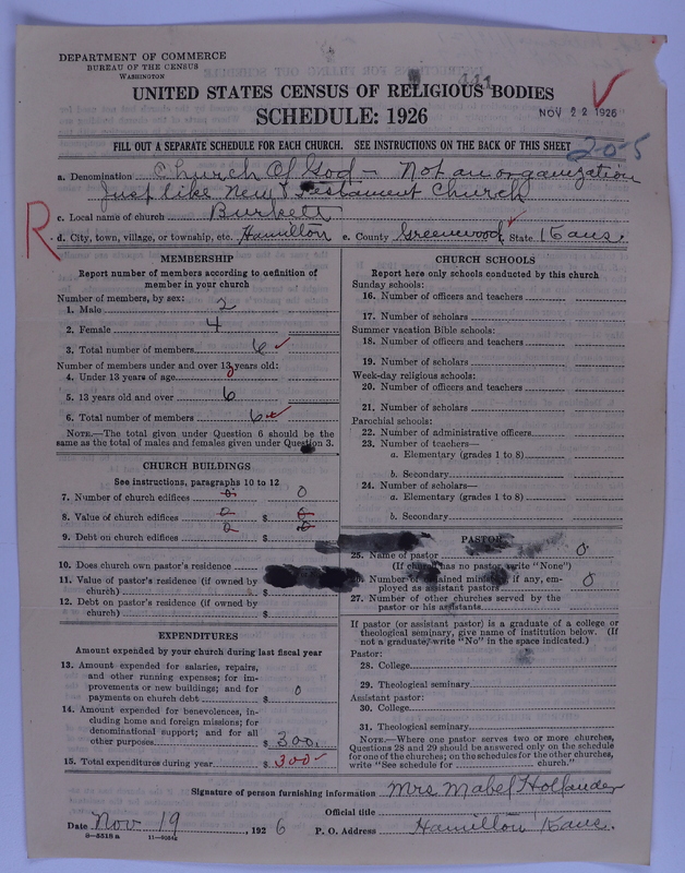 Scan of Church of God (Headquarters, Anderson, Ind.): 441