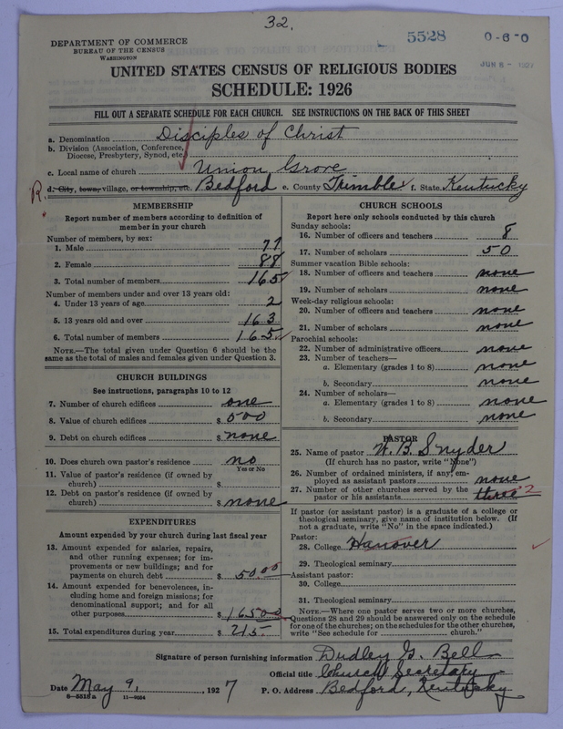 Scan of Disciples of Christ: 5528