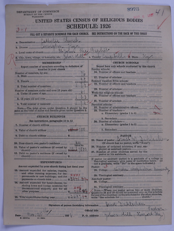 Scan of Roman Catholic Church: 8973