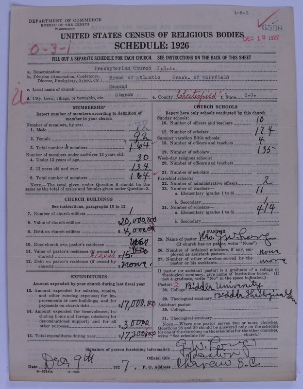 Scan of Presbyterian Church in the United States of America: 6588
