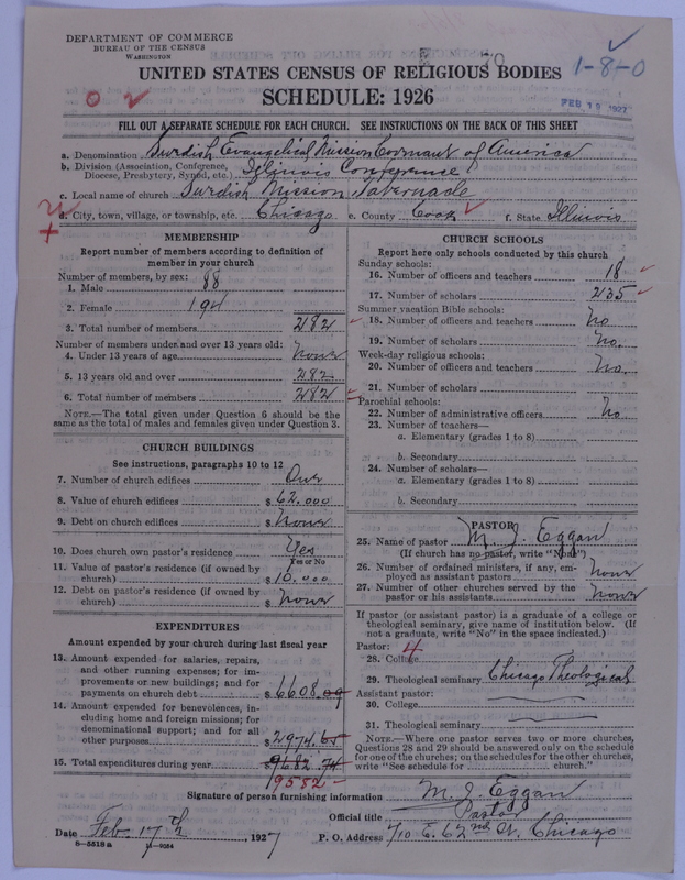 Scan of Swedish Evangelical Mission Covenant of America: 70