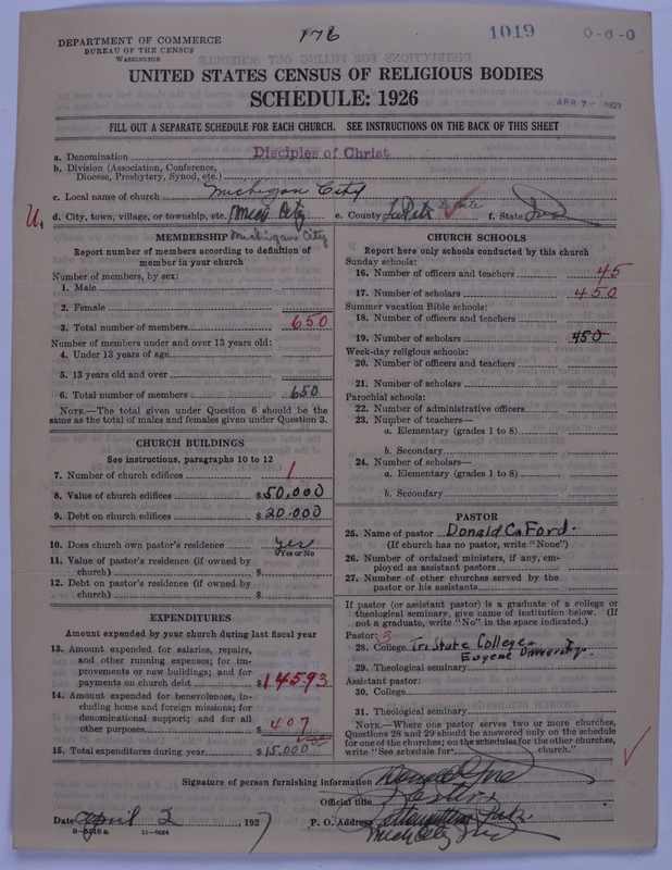 Scan of Disciples of Christ: 1019