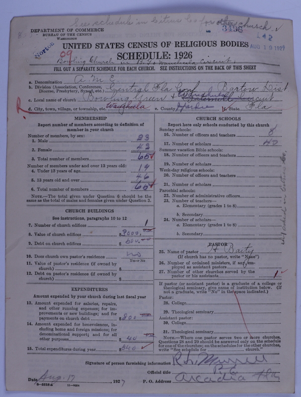 Scan of African Methodist Episcopal Church: 3498
