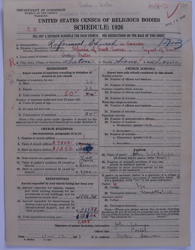 Scan of Reformed Church in America: 648