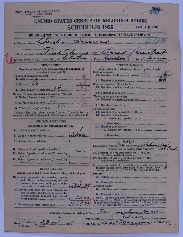 Scan of Church of Christ, Scientist: 632