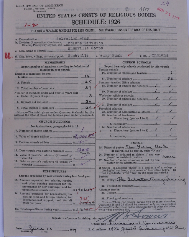 Scan of Salvation Army: 407