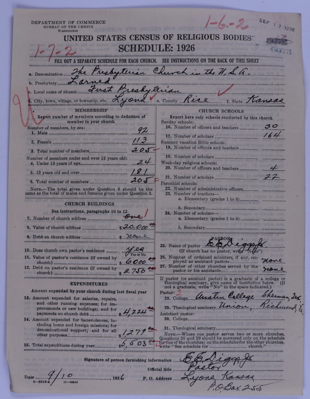 Scan of Presbyterian Church in the United States of America: 6073