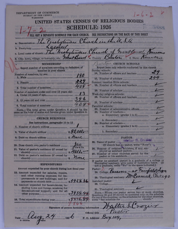 Scan of Presbyterian Church in the United States of America: 5888