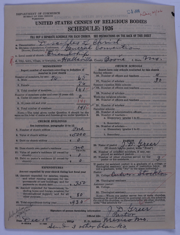 Scan of Disciples of Christ: 2498
