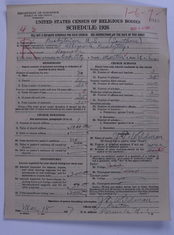 Scan of Presbyterian Church in the United States: 1043