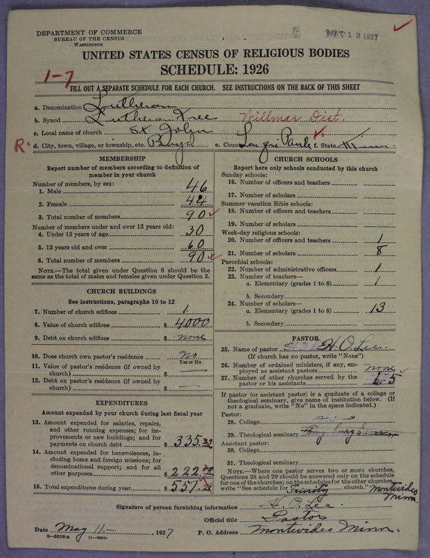 Scan of Lutheran Free Church: 117