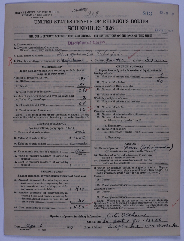 Scan of Disciples of Christ: 843