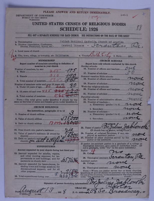 Scan of Polish National Catholic Church of America: 88