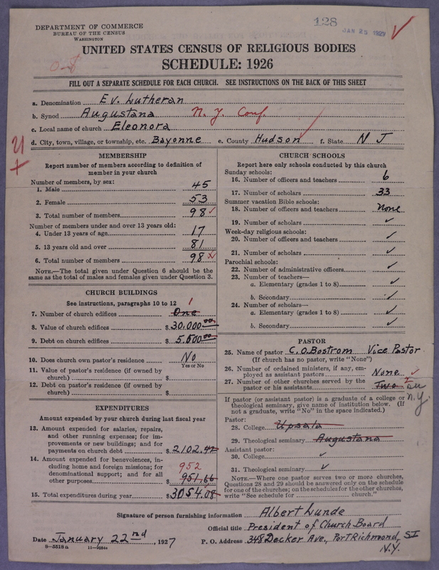 Scan of Evangelical Lutheran Augustana Synod of North America: 128