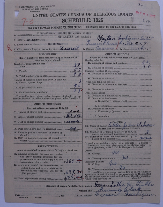 Scan of Reorganized Church of Jesus Christ of Latter Day Saints: 178