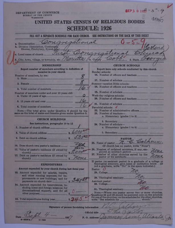 Scan of Congregational Churches: 4087