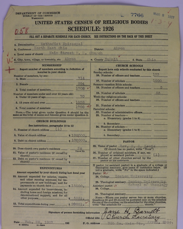 Scan of Methodist Episcopal Church: 7766