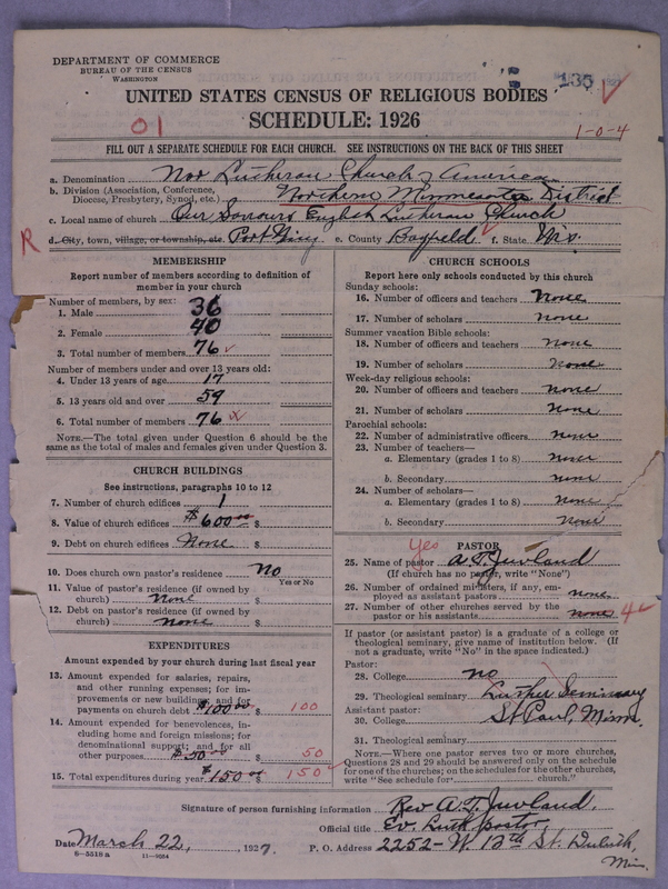 Scan of Norwegian Lutheran Church of America: 135