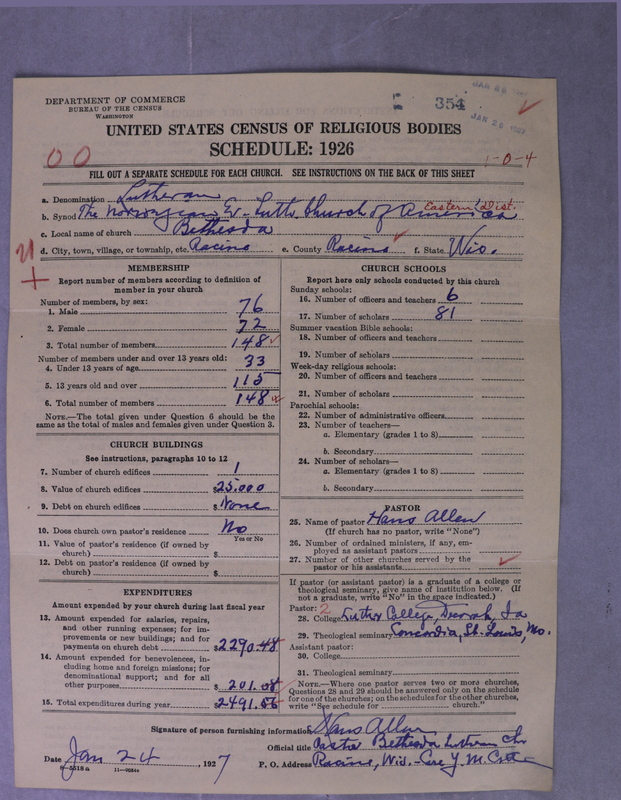Scan of Norwegian Lutheran Church of America: 354