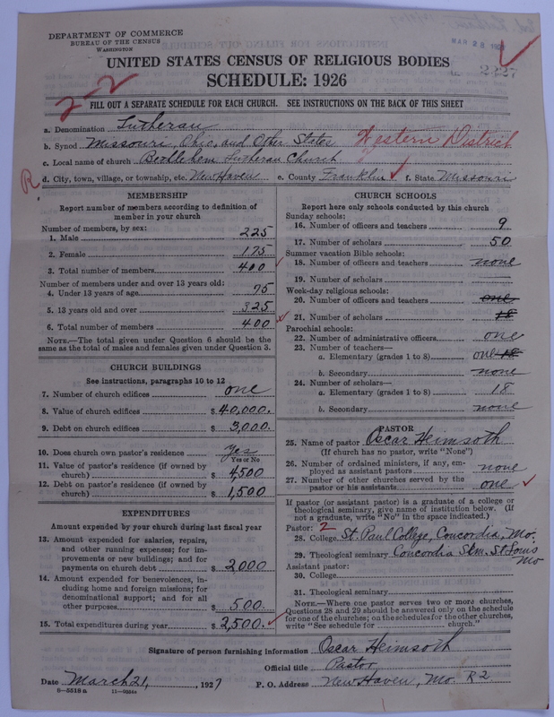 Scan of Evangelical Lutheran Synodical Conference of America: Evangelical Lutheran Synod of Missouri, Ohio, and Other States: 2227