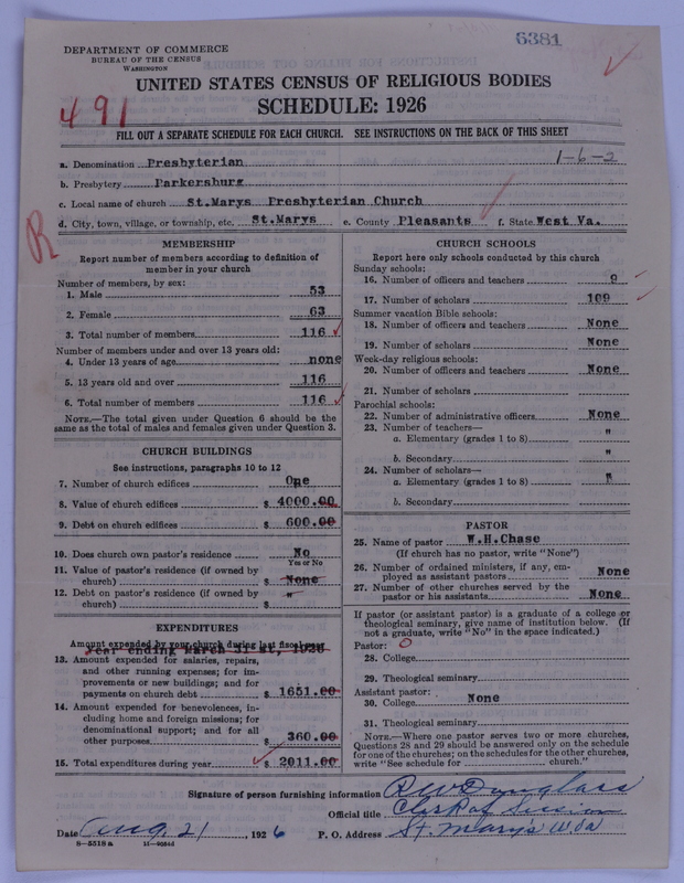 Scan of Presbyterian Church in the United States of America: 6381