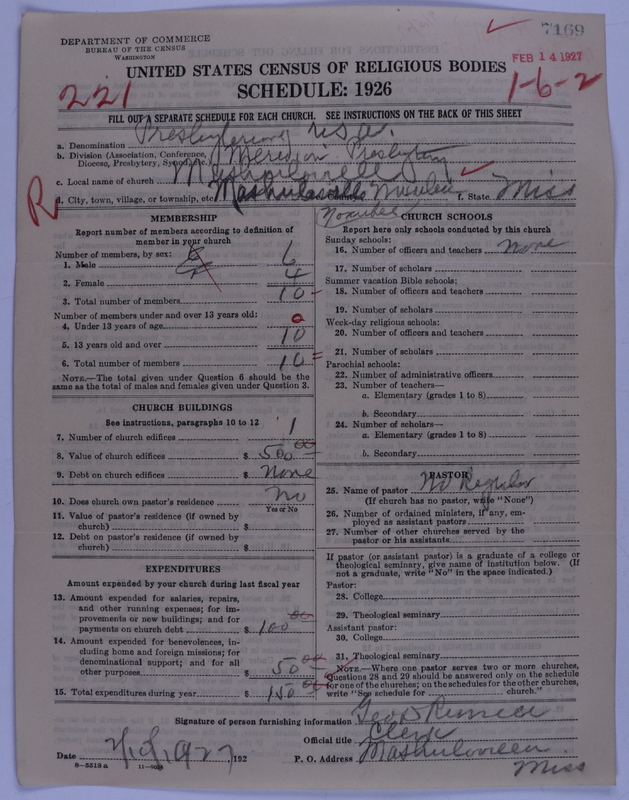 Scan of Presbyterian Church in the United States of America: 7169