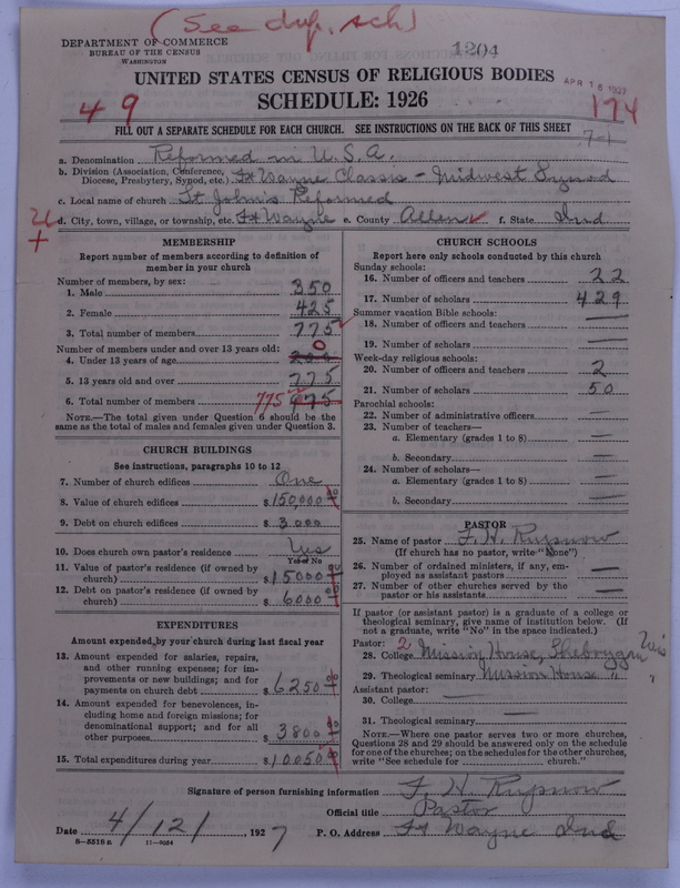 Scan of Reformed Church in the United States: 1204
