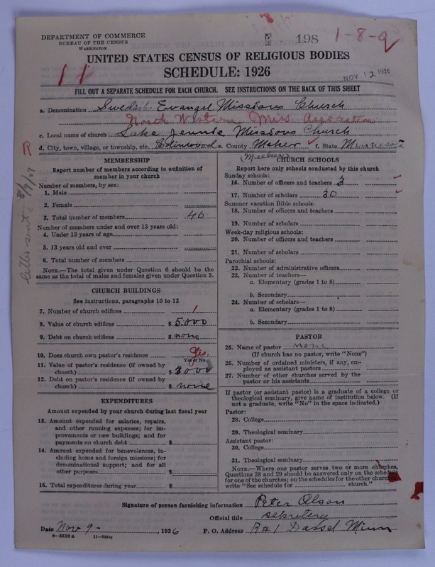 Scan of Swedish Evangelical Mission Covenant of America: 198