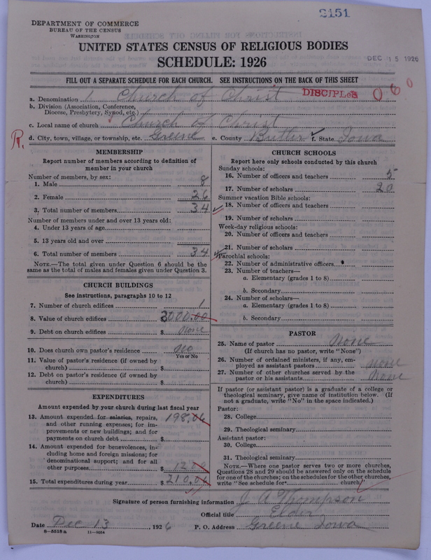 Scan of Disciples of Christ: 2151