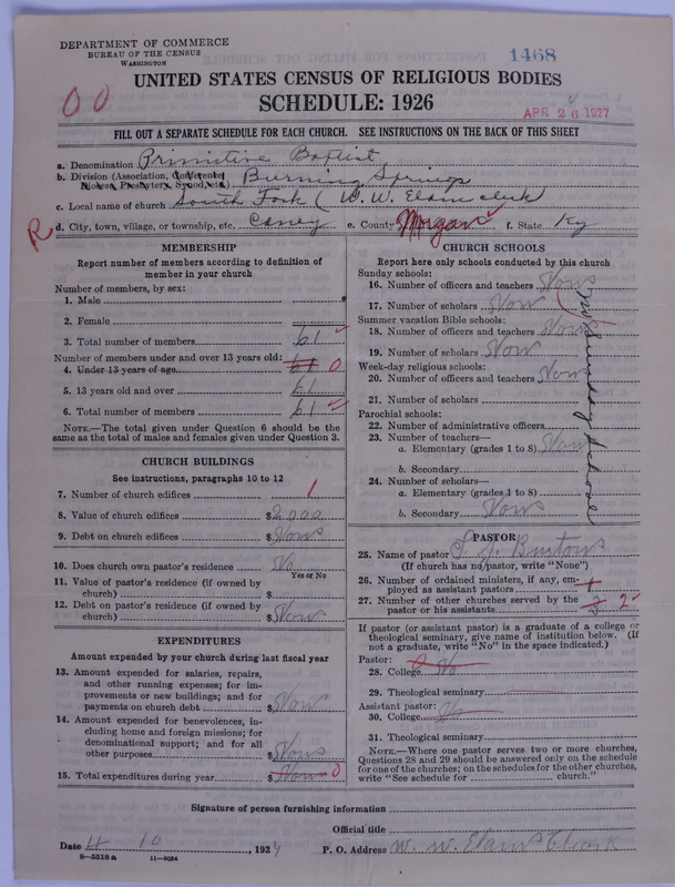 Scan of Primitive Baptists: 1468