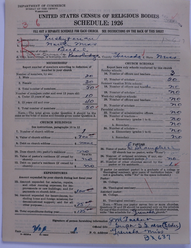 Scan of Presbyterian Church in the United States: 2609