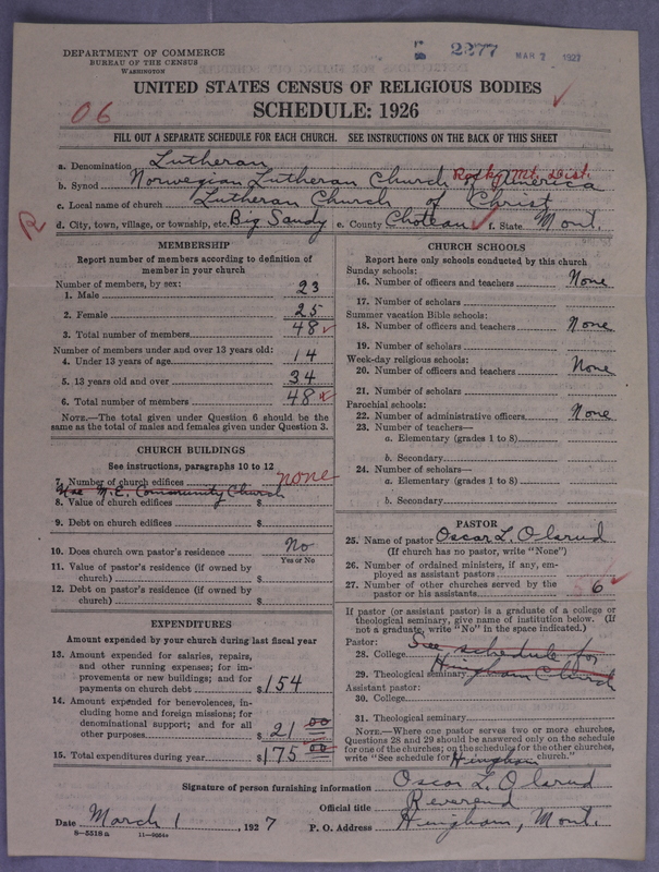 Scan of Norwegian Lutheran Church of America: 2277