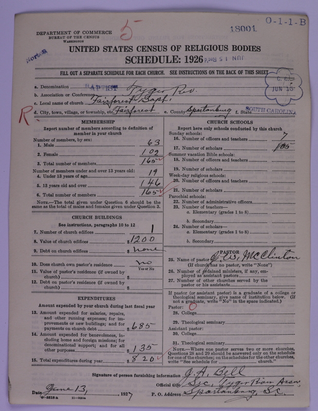 Scan of Negro Baptists: 18001